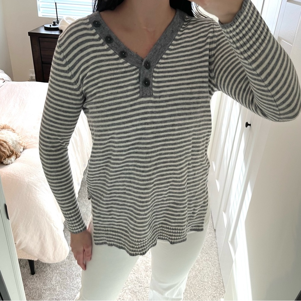 Anthropologie Striped Sweater Top